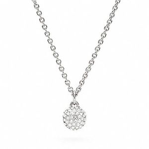 COPY - Coach Pave Ball Necklace